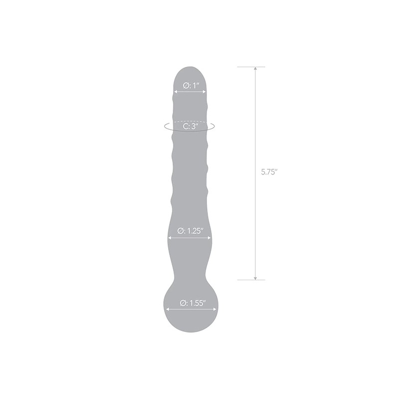 Szklane dildo - Glas Joystick